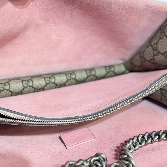 Gucci GG Logo Supreme Medium Dionysus Shoulder Bag - Picture 9 of 9